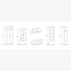 Biblioteca Arsis 370 cm