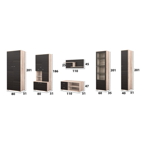 Biblioteca Arsis 370 cm