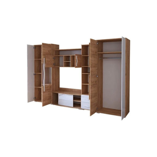 Biblioteca Laura Sonoma/Alb 320 cm