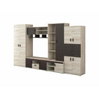 Bibliotecă living Alice, 350 cm, Sonoma Wenge