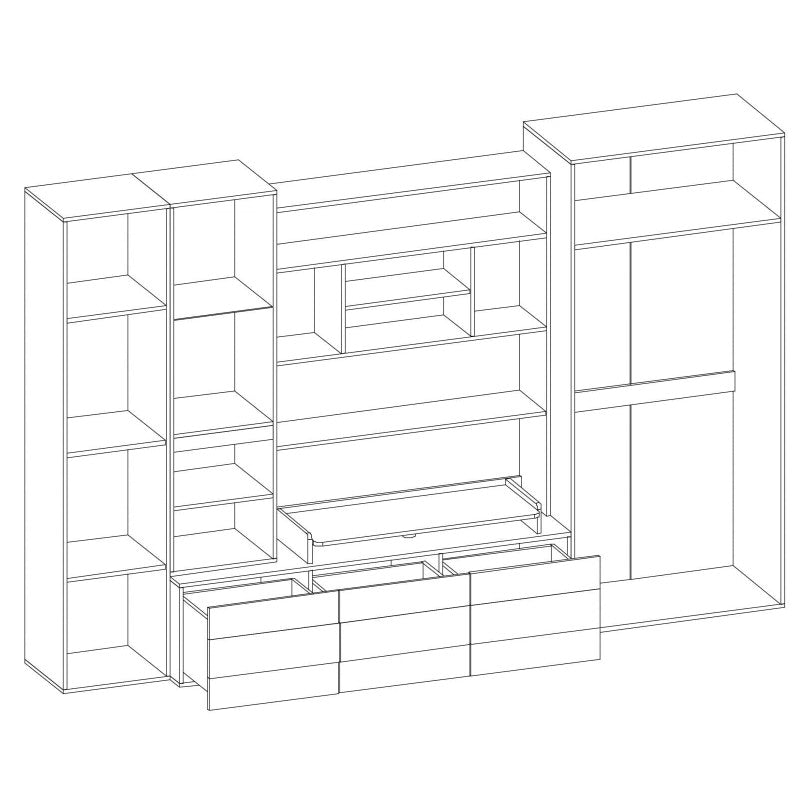 Biblioteca Passionata 300 cm