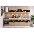 Bucatarie Madrid 180 cm Sonoma Ornament Negru
