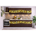 Bucatarie Madrid 180 cm Wenge Ornament Gold Negru