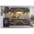 Bucatarie Verona 200 cm Gri Ornament Gold
