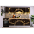 Bucatarie Verona 200 cm Wenge Ornament Gold