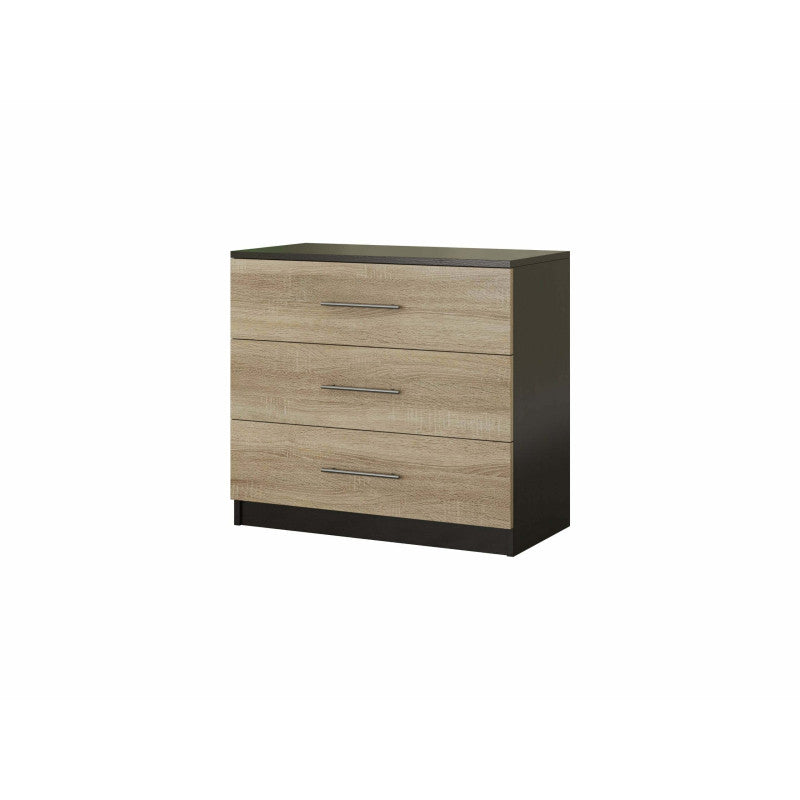 Comoda Alina, Wenge Sonoma, 90x82x45 cm