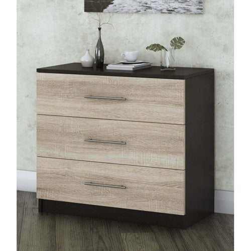 Comoda Alina, Wenge Sonoma, 90x82x45 cm