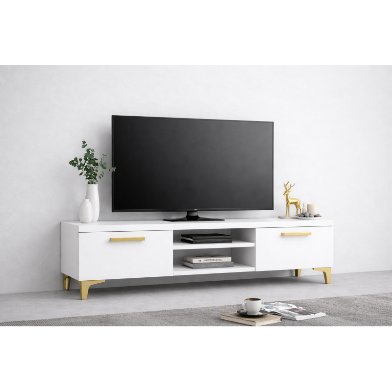Comoda TV Living Viena 180 cm Alb Cod05