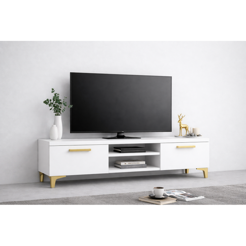 Comoda TV Living Viena 180 cm Alb Cod05