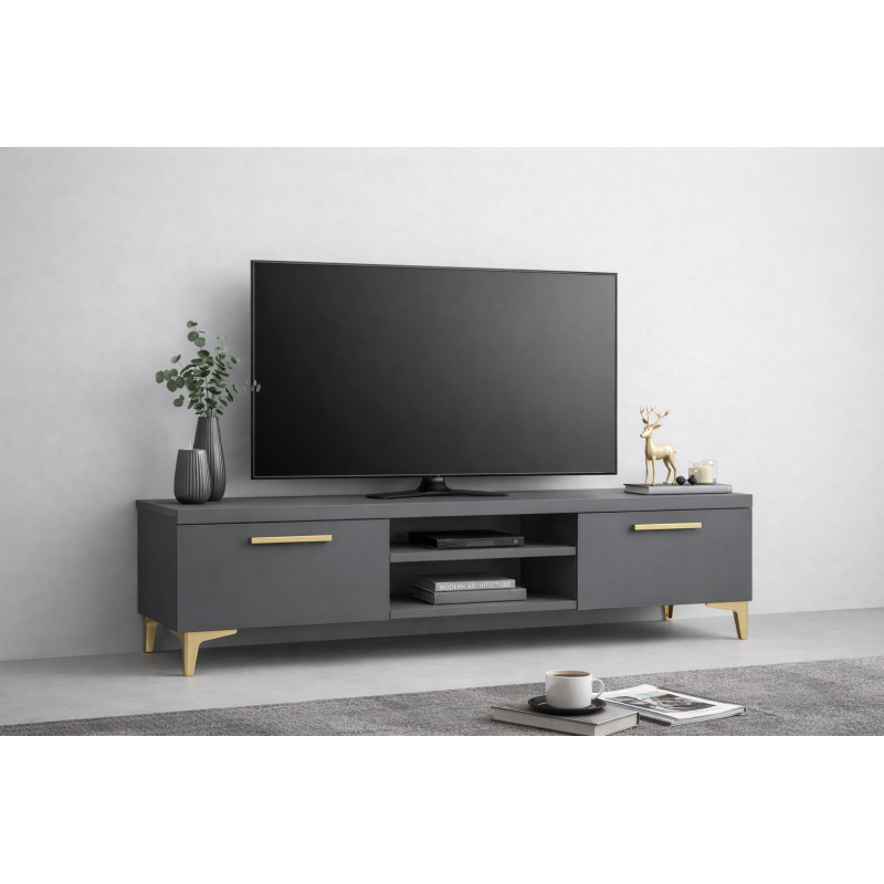 Comoda TV Living Viena 180 cm Gri Cod05
