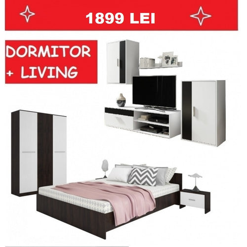 Dormitor + Living Oferta Wenghe
