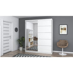 Dressing Beti Alb cu Oglinda-183CM