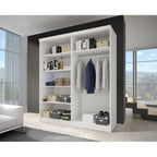 Dressing Delux alb 204 cm x 200 cm x 61 cm