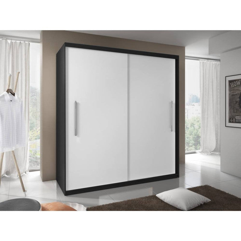 Dressing Delux Magia, fara oglinda 204 cm x 200 cm x 61 cm cu usi Albe