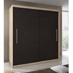 Dressing Delux Sonoma, fara oglinda 204 cm x 200 cm x 61 cm cu usi magia