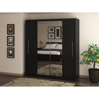 Dressing Deluxe Magia cu oglinda 204 cm x 200 cm x 61 cm