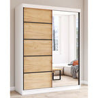 Dressing Deluxe Oak Craft Gold Alb 150 cm x 200 cm x 61 cm