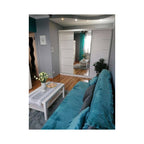Dressing Iaki alb cu oglinda 250 cm x 200 cm x 61 cm