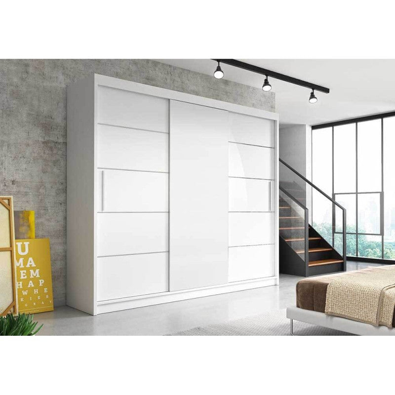 Dressing Iaki Alb Fara Oglinda 250 cm x 200 cm x 61 cm