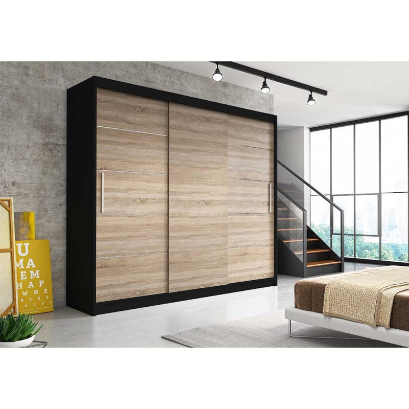 Dressing Iaki Magia 250 cm x 200 cm x 61 cm cu usi sonoma
