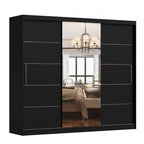 Dressing Iaki Magia cu oglinda 250 cm x 200 cm x 61 cm