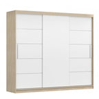 Dressing Iaki Sonoma 250 cm x 200 cm x 61 cm cu usi Albe