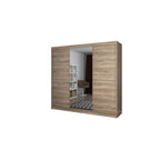 Dressing Iaki sonoma cu oglinda 233 cm x 218 cm x 61 cm
