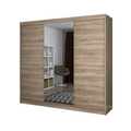 Dressing Iaki sonoma cu oglinda 233 cm x 218 cm x 61 cm