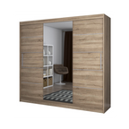 Dressing Iaki sonoma cu oglinda 233 cm x 218 cm x 61 cm