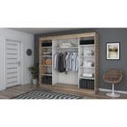 Dressing Iaki sonoma cu oglinda 250 cm x 200 cm x 61 cm