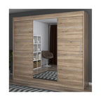 Dressing Iaki sonoma cu oglinda 250 cm x 200 cm x 61 cm