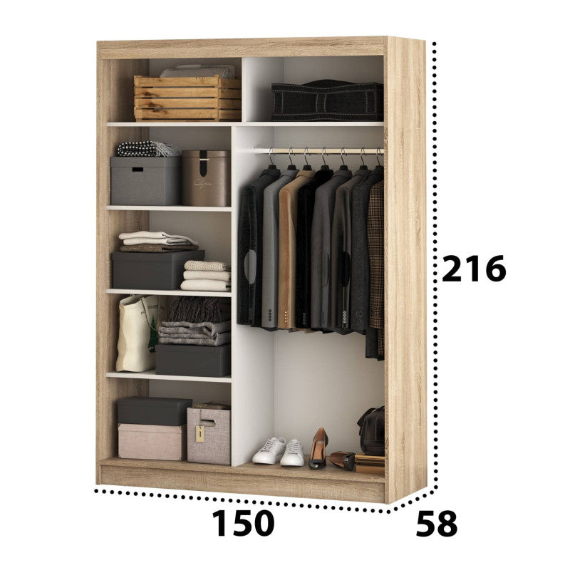 Dressing Mirel D03-150 cm Sonoma
