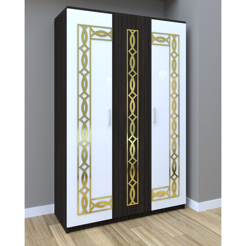 Dressing Star Daria Gold 123 cm wenge cu usi albe fara oglinda