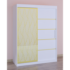 Dressing Stefan Cod140 Alb cu usi glisante Albe 200 cm x 200 cm