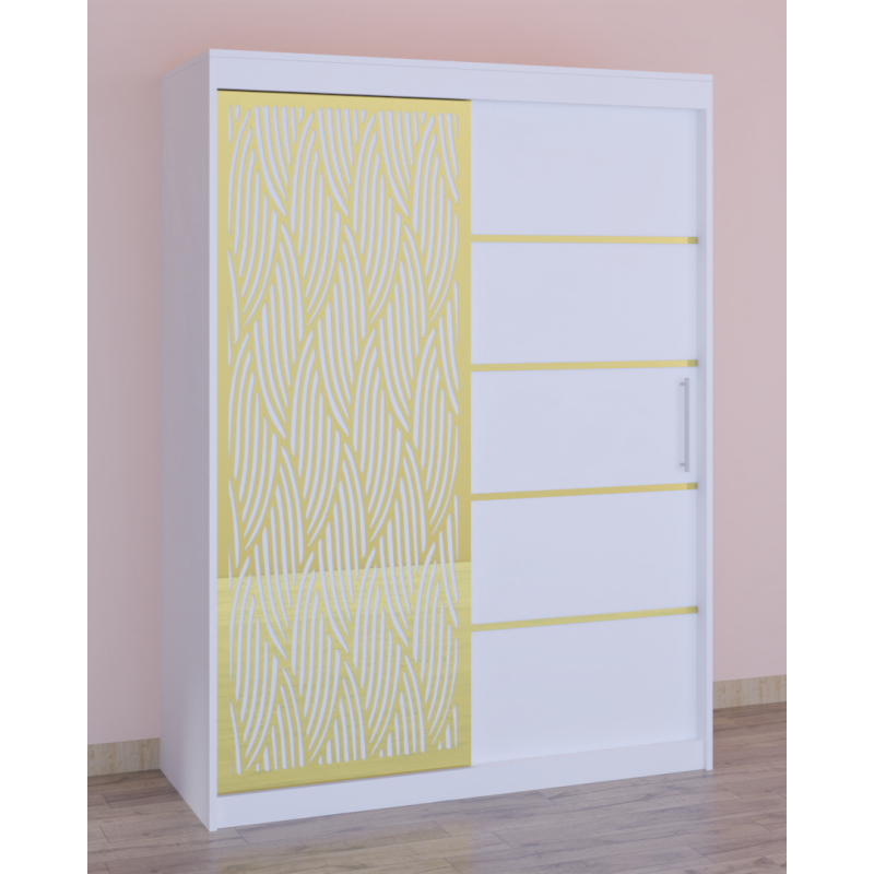 Dressing Stefan Cod140 Alb cu usi glisante Albe 200 cm x 200 cm