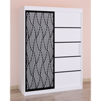 Dressing Stefan Cod141 Alb cu usi glisante Albe 200 cm x 200 cm