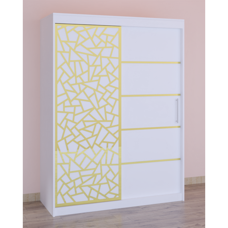 Dressing Stefan Cod146 Alb cu usi glisante Albe 200 cm x 200 cm