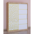 Dressing Stefan Cod146 Sonoma cu usi glisante Albe 200 cm x 200 cm