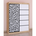Dressing Stefan Cod147 Sonoma cu usi glisante Albe 200 cm x 200 cm