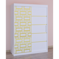 Dressing Stefan Cod163 Alb cu usi glisante Albe 200 cm x 200 cm