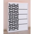 Dressing Stefan Cod164 Alb cu usi glisante Albe 200 cm x 200 cm