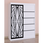 Dressing Stefan Cod171 Alb cu usi glisante Albe 200 cm x 200 cm