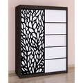 Dressing Stefan Cod176 Wenghe cu usi glisante Albe 200 cm x 200 cm
