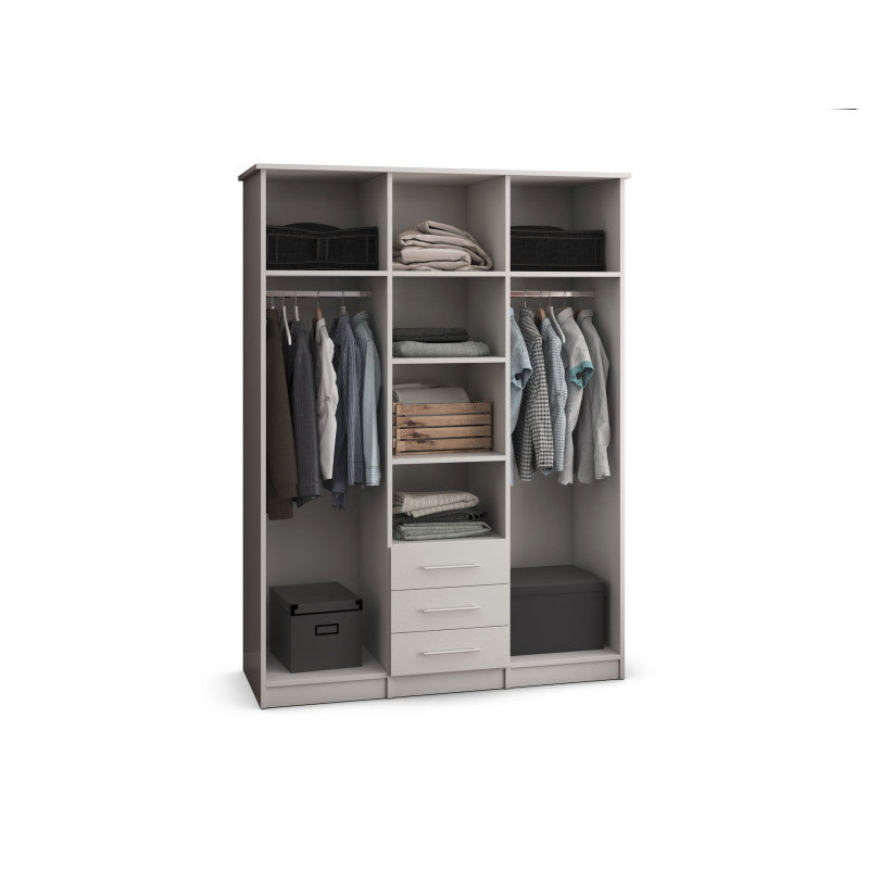 Dressing Szantal 3d alb, 210 x 150 x 64 cm
