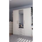 Dressing Szantal 3d alb, 210 x 150 x 64 cm