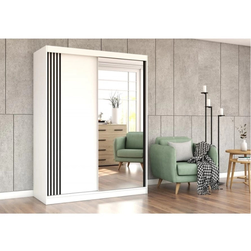 Dressing Viva, 07, alb, 150x200x61 cm, Usi culisante