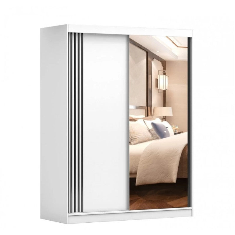 Dressing Viva, 07, alb, 150x200x61 cm, Usi culisante