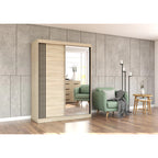 Dressing Viva, 07, sonoma, 150x200x61 cm, Usi culisante