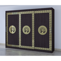 Dulap Dormitor Clara Wenge 250 x 200 cm cu usi Glisante Wenge