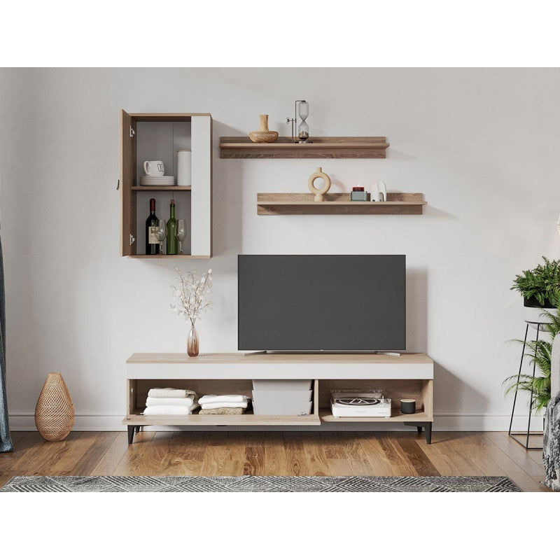 Living Porto Stejar Sonoma/Alb 160 cm